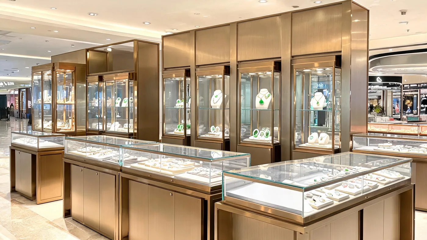 首饰玉器展柜整店交付，轻松开启高端珠宝店之旅 配图 2