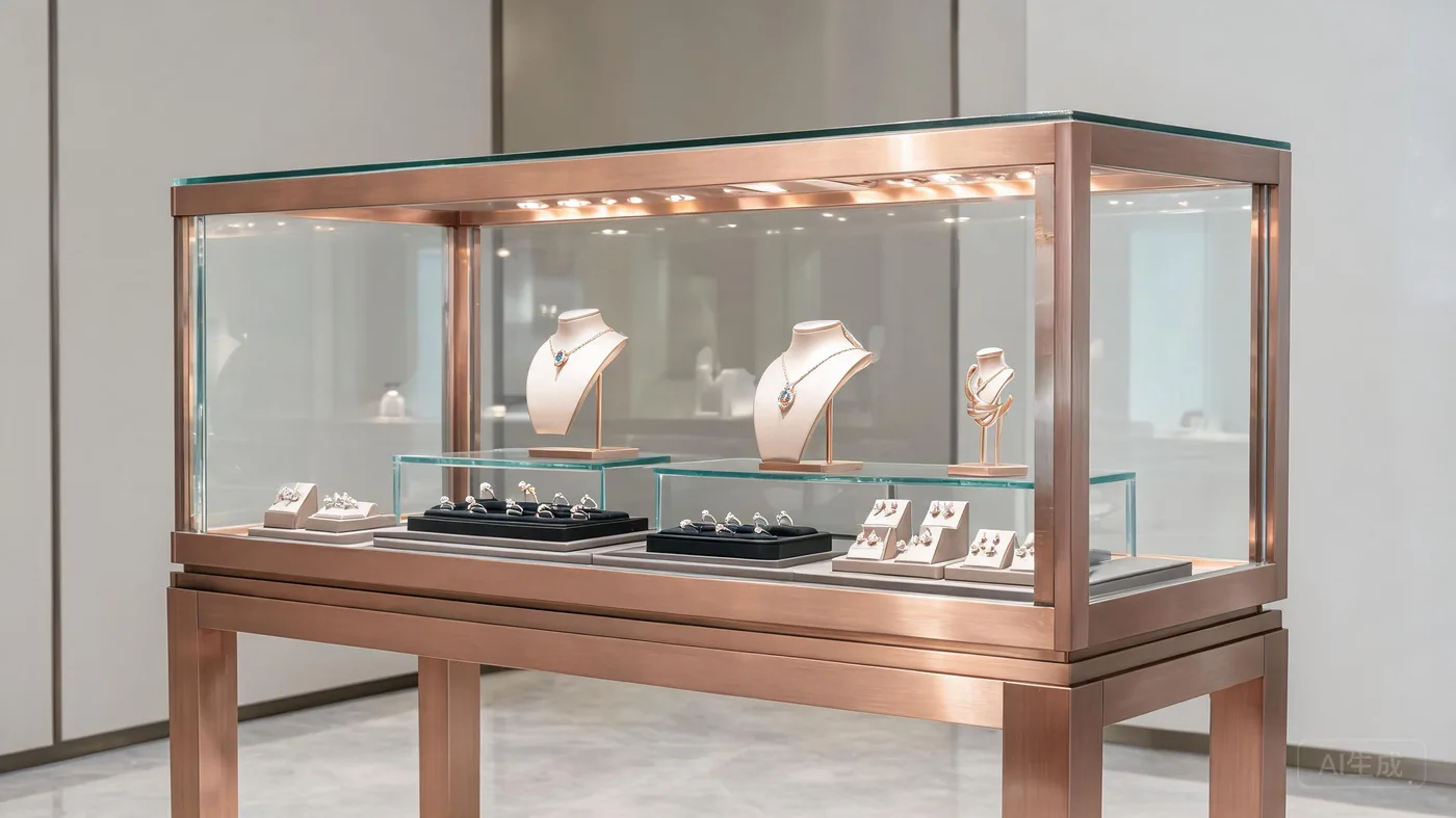 Glass Jewelry Display Cases: Materials, Security, and Lighting Hero image