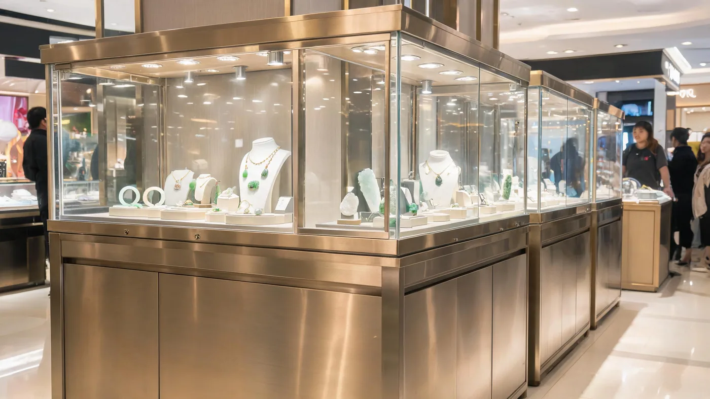 首饰玉器展柜如何搭配整店设计？厂家给出专业方案 配图 2