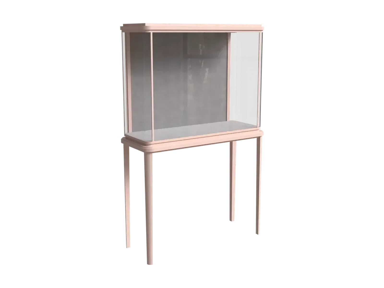 view 7 of pink three-peak arc low jewelry counter